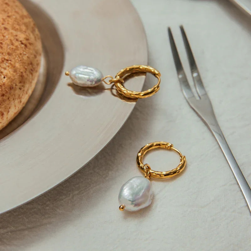 pearl earrings