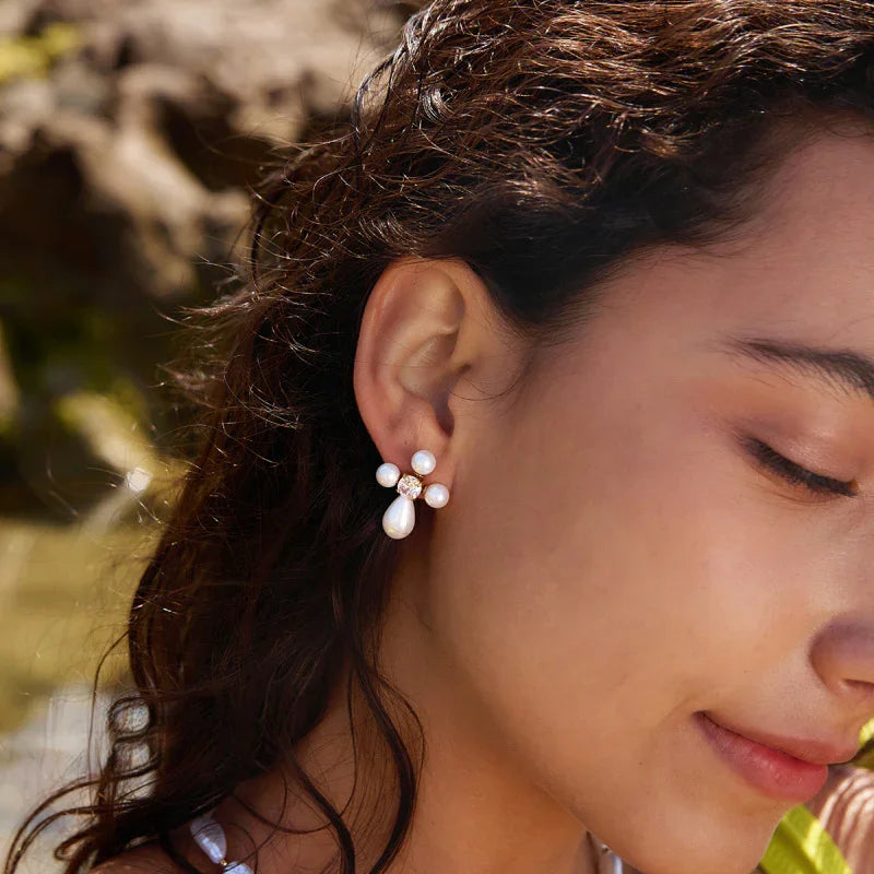 pearl earrings stud