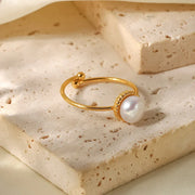 pearl rings for women