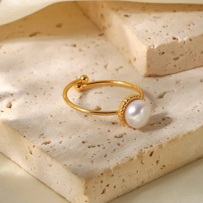 pearl rings for women