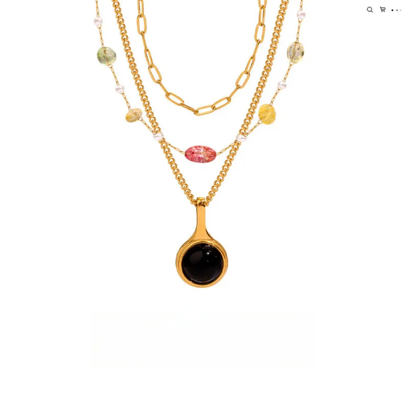 pendant gemstone necklace
