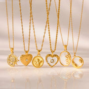 pendant stainless steel necklace