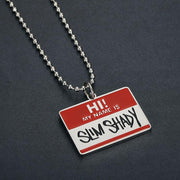 personalized chain pendant