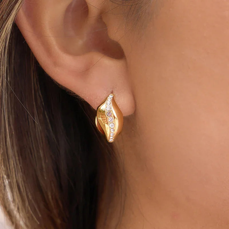 plain hoop earrings