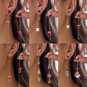 pretty christmas earrings