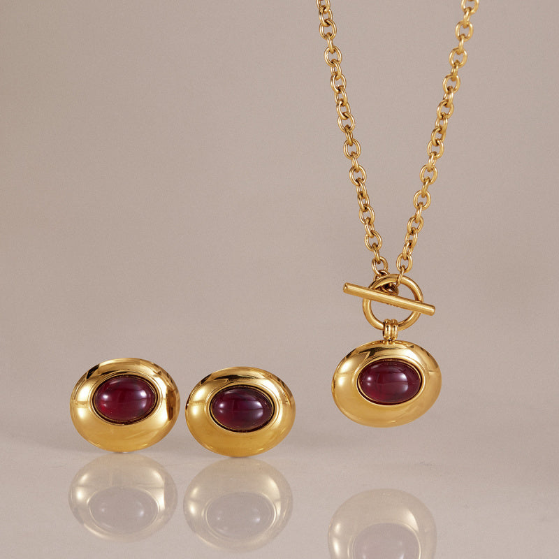 purple bridal jewelry