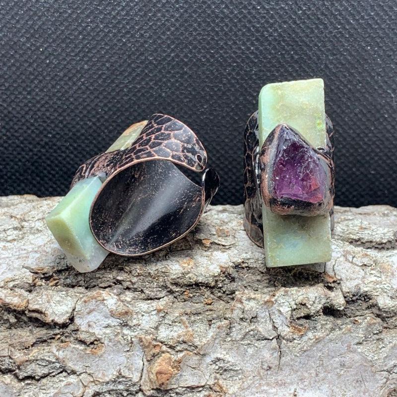 purple gemstone rings
