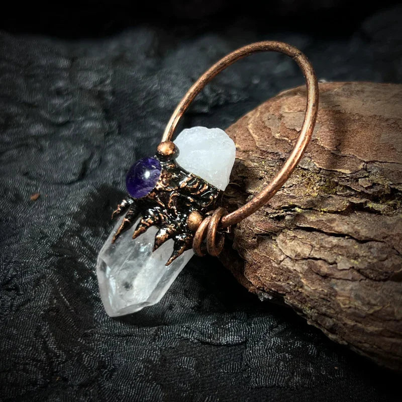 raw gemstone jewelry