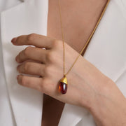 resin necklace pendant