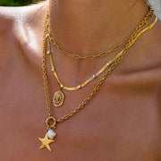 resin statement necklace