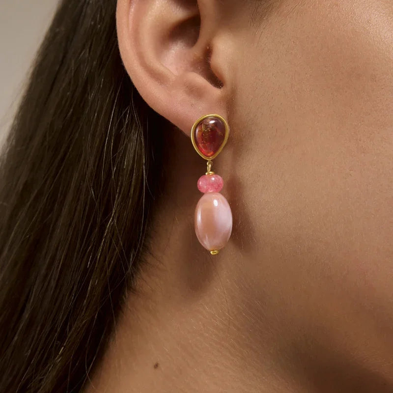 resin stud earrings