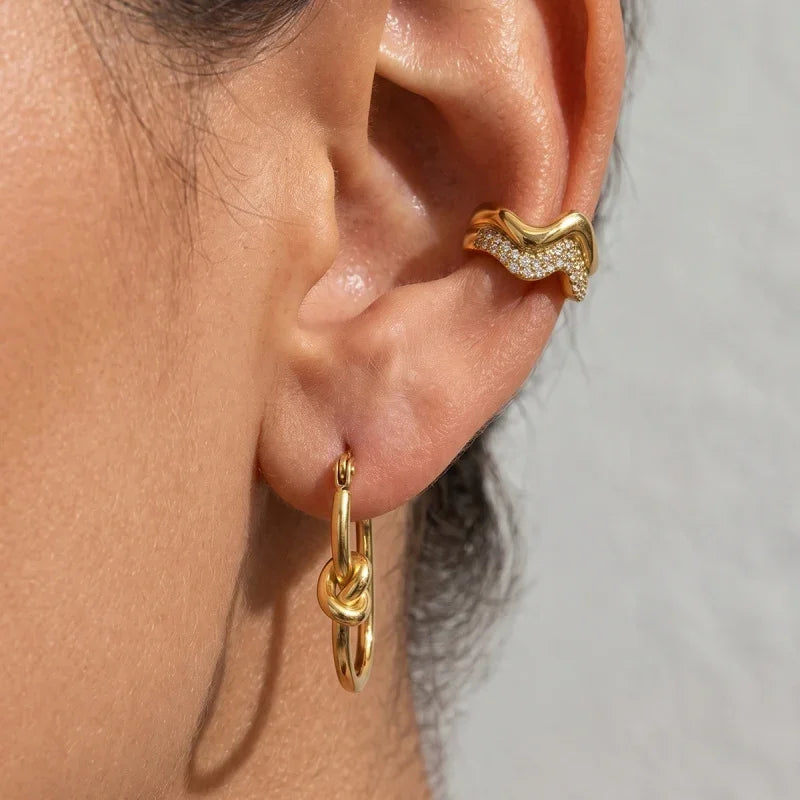 rhinestone earrings