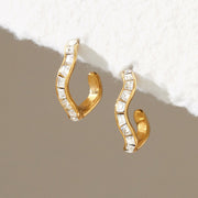 rhinestone statement earrings