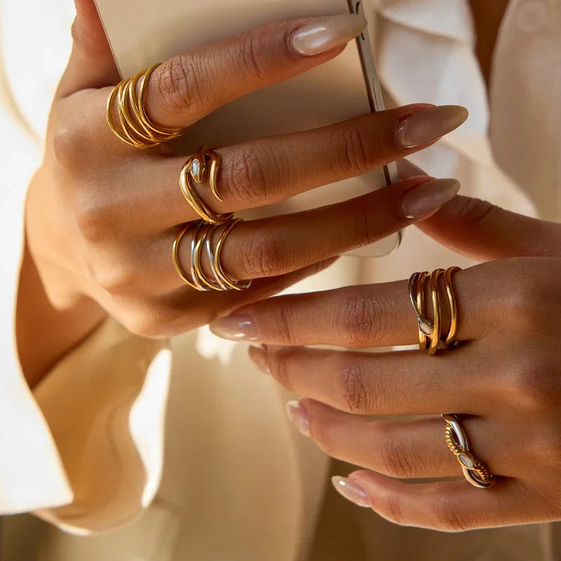 ring band for women gold