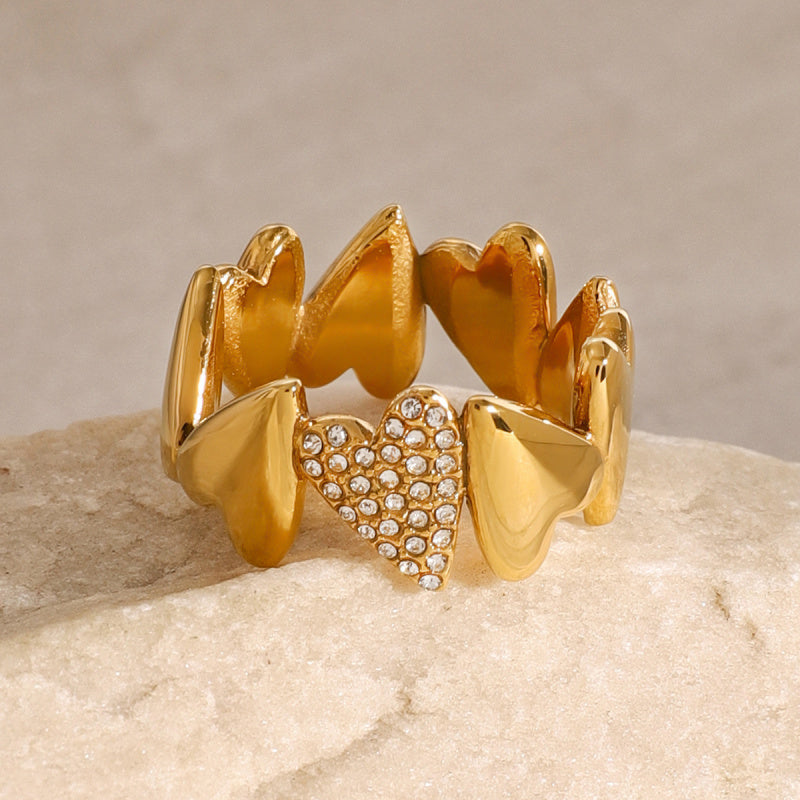 ring stainless steel gold