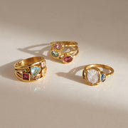ring with cz zirconia women