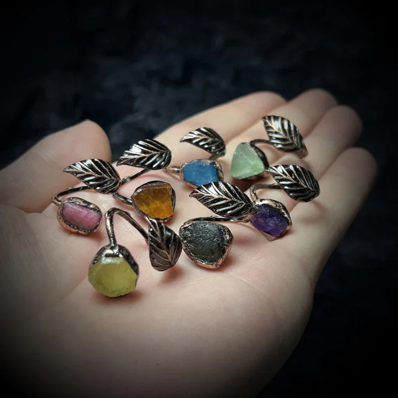 rings crystals