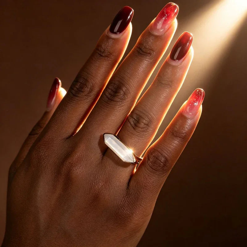 rings opal gemstone