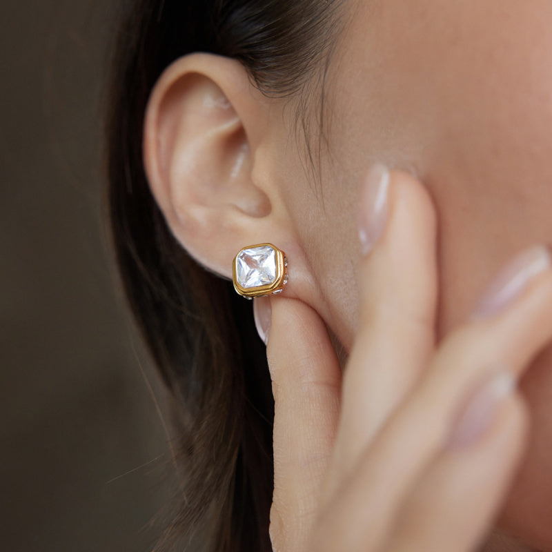 round earrings for girls