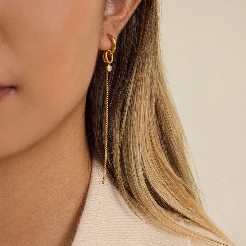 small earrings for girls in gold