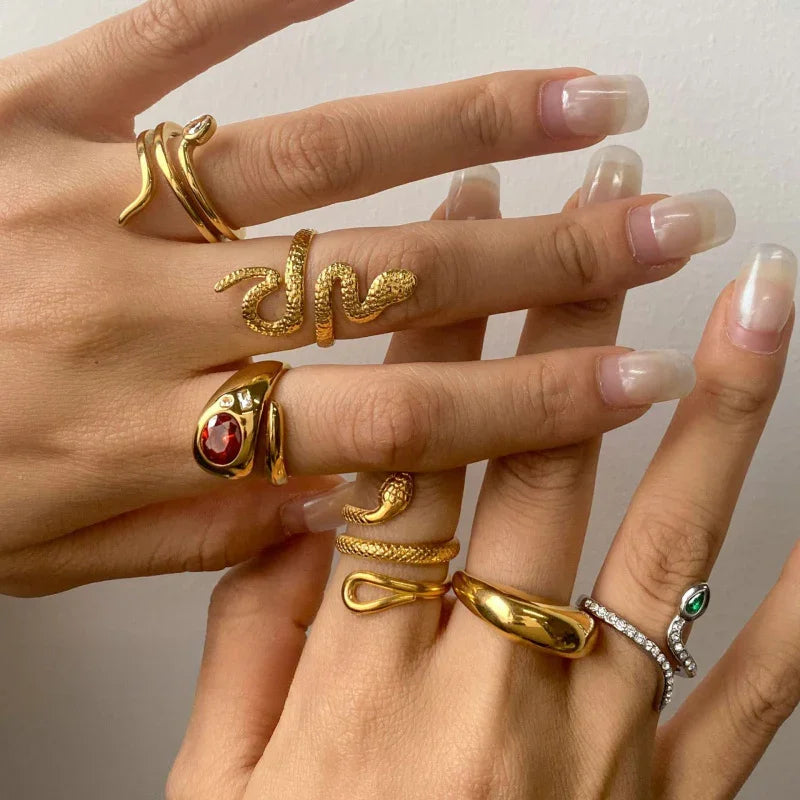 snake rings jewelry