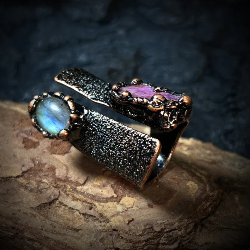 stackable gemstone rings