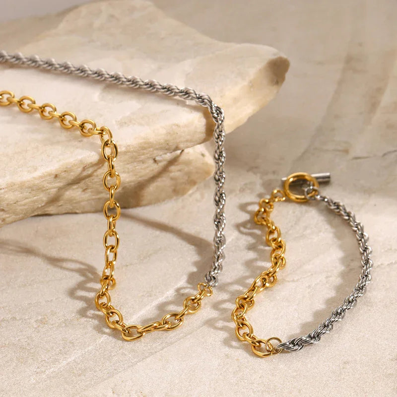 stacked bracelets