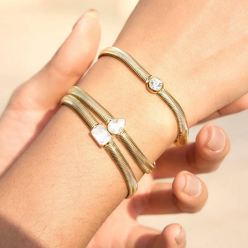 stainless steel bangle bracelets