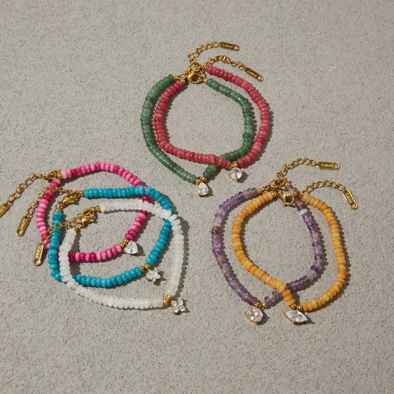 stainless steel bead bracelet