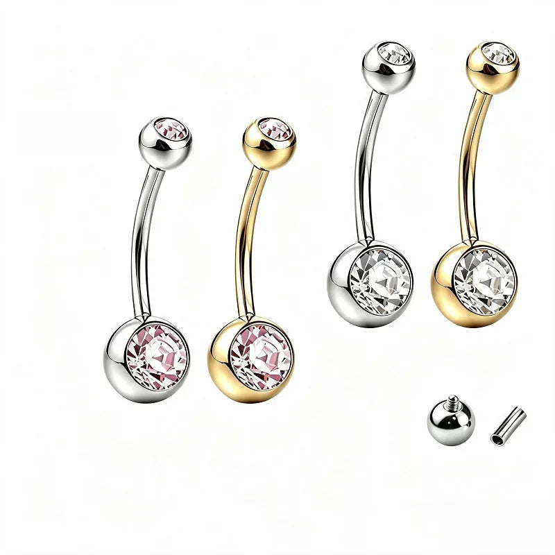 stainless steel belly button jewelry