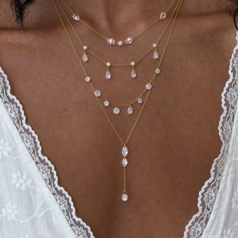 stainless steel choker necklace womens