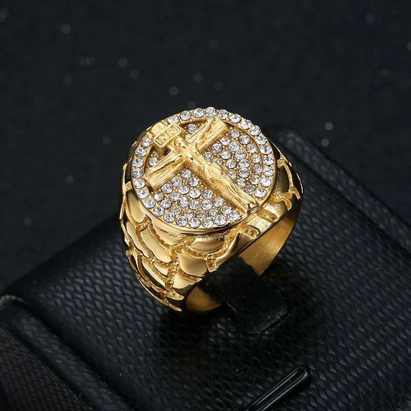 stainless steel cross ring