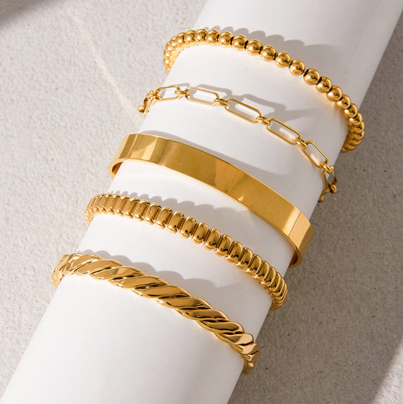stainless steel cuff bracelet