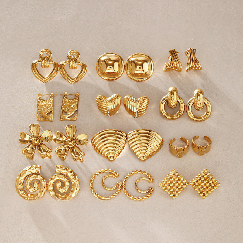 stainless steel earring hoops