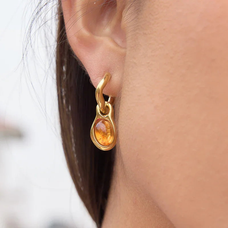 stainless steel earrings dangle