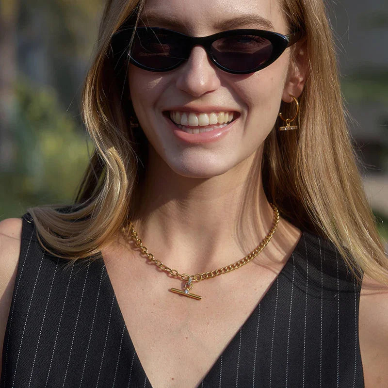 stainless steel gold chain