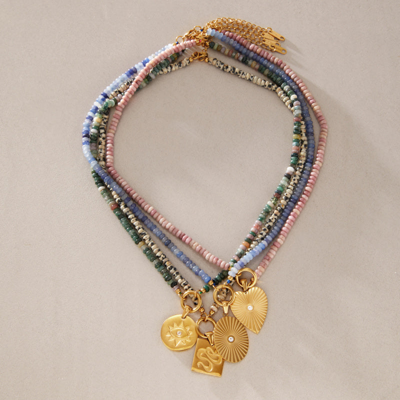 stainless steel necklace charms