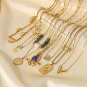 stainless steel necklace waterproof