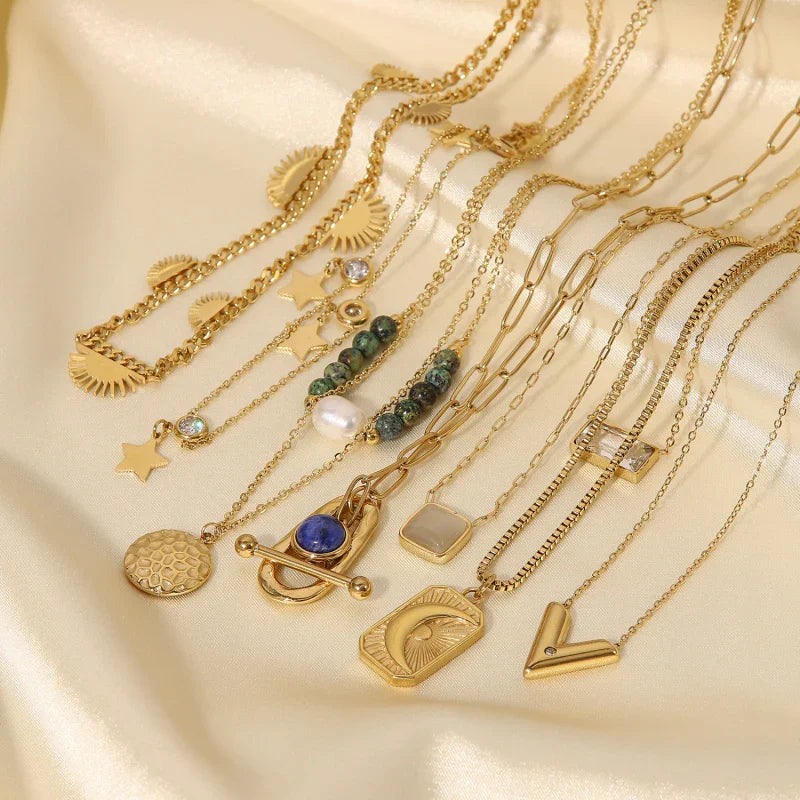 stainless steel necklace waterproof