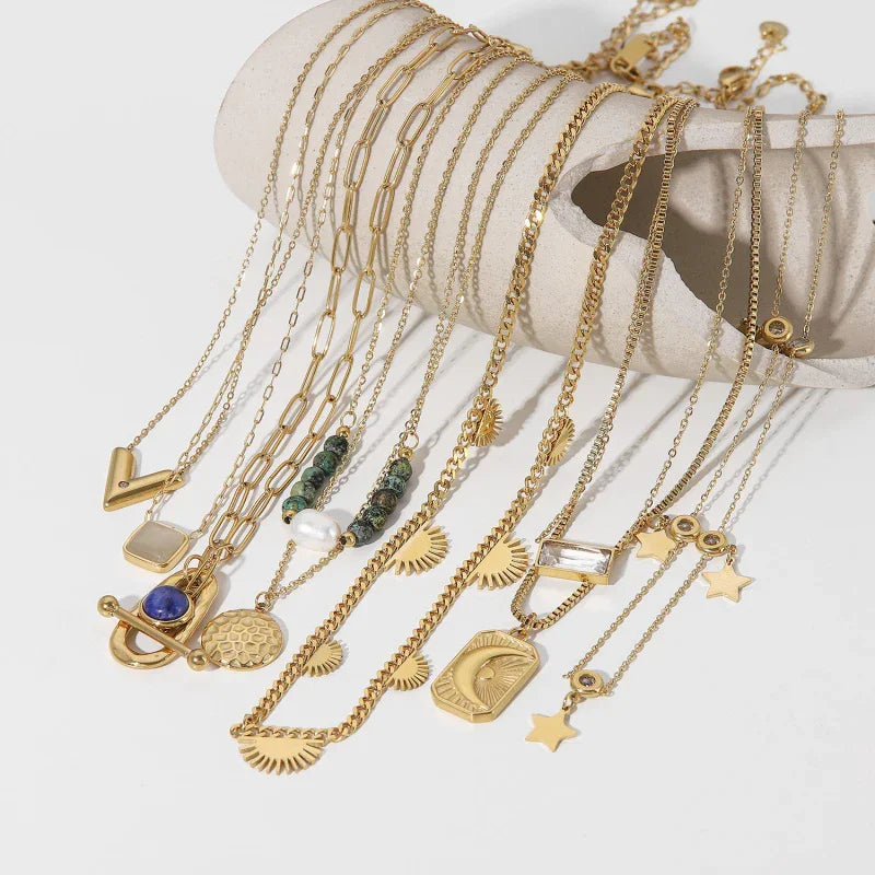 stainless steel necklace waterproof