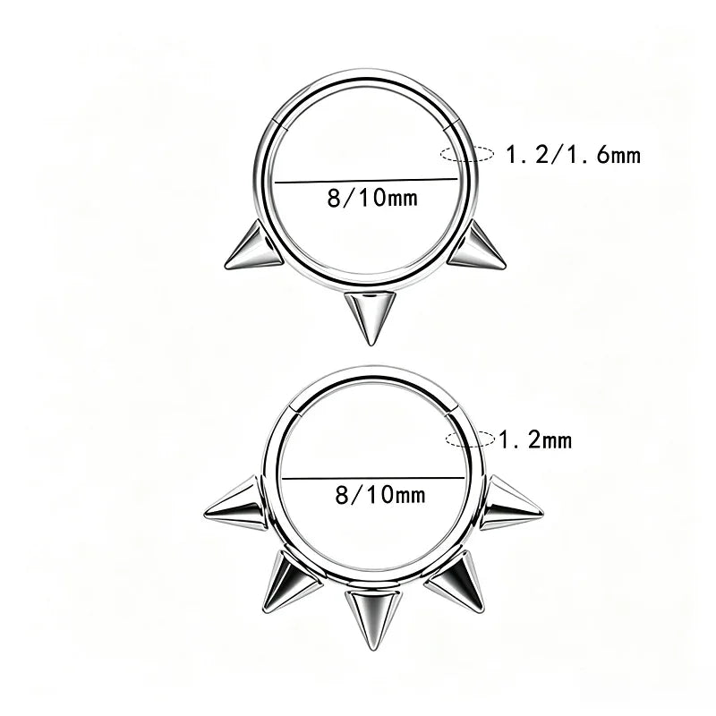 stainless steel nose hoop