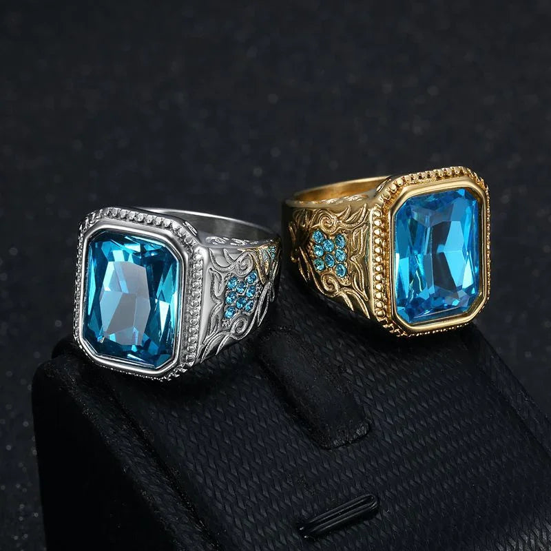 stainless steel rings edgy