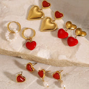 stainless steel studs earrings