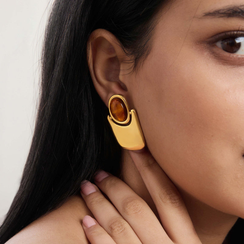 statement ear studs