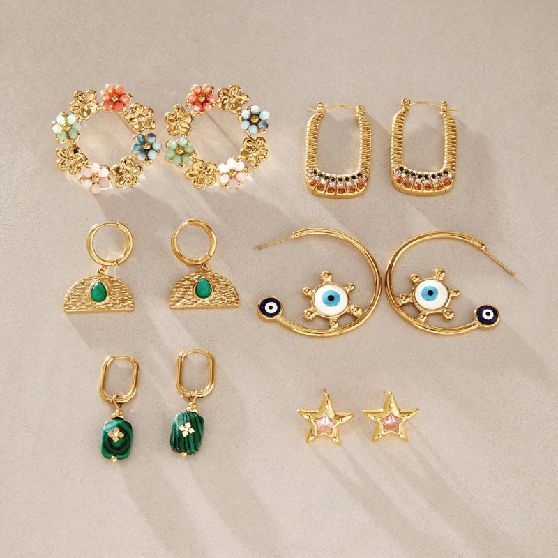 statement earrings gold