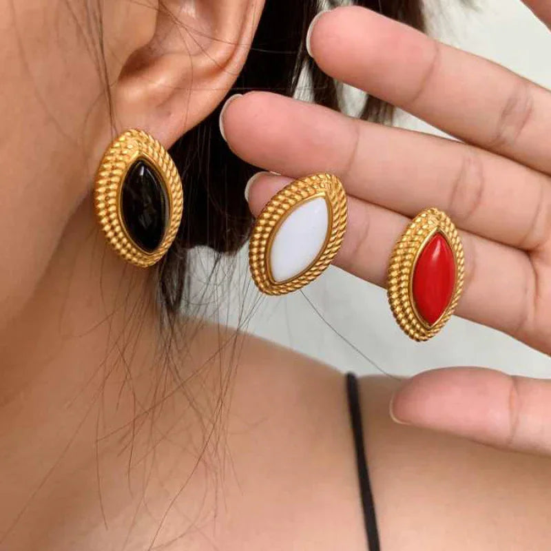 statement earrings turquoise