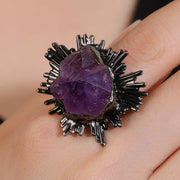 statement gemstone rings