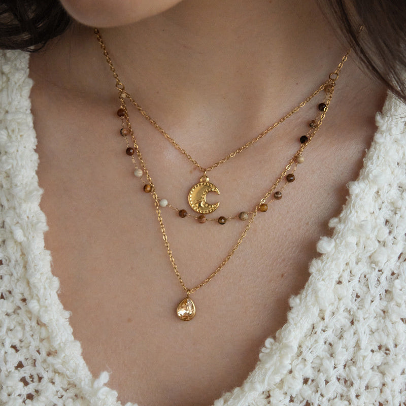stone bead necklaces
