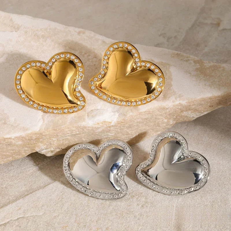 stud earrings for women gold