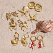 stud gold earrings for women